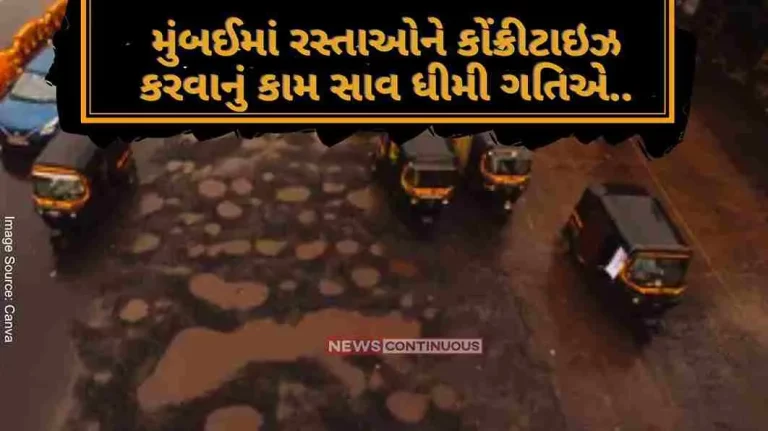 Mumbai Road Construction Concreting of roads in Mumbai at a slow pace, only 40 percent concreting by June
