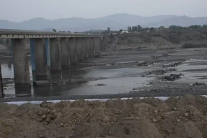 Narmada Collector Smt. Shweta Tevatia inspected the alternative route of Narmada Parikrama of Uttara Vahini.