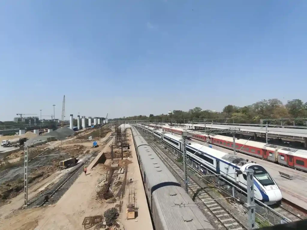 Railway Station Sabarmati railway station being redeveloped to provide world class amenities