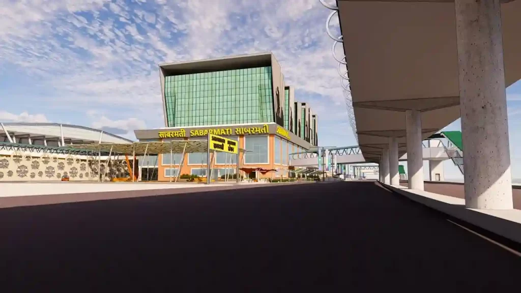 Railway Station Sabarmati railway station being redeveloped to provide world class amenities