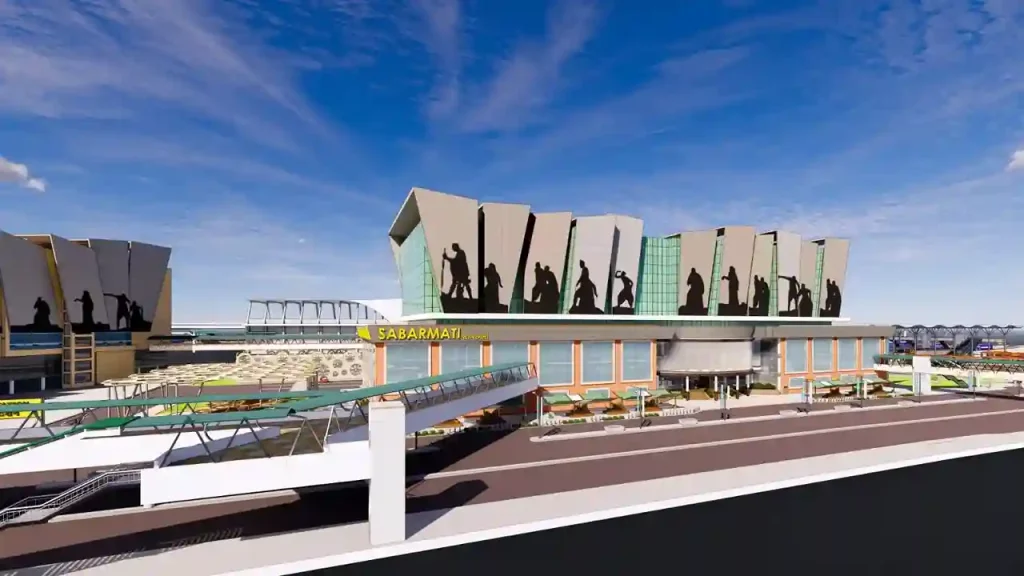 Railway Station Sabarmati railway station being redeveloped to provide world class amenities