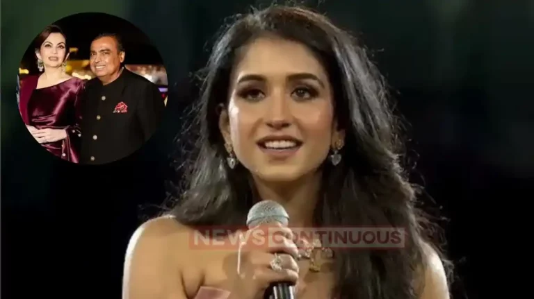 radhika merchant get emotional to her speech