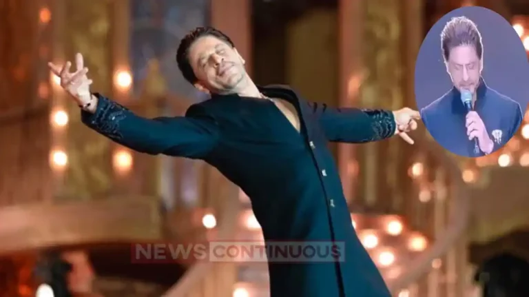 shahrukh khan speaks in gujarat at anant and radhika musical night organized by mukesh ambani for reliance employee