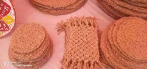 sisters of Komal Sakhimandal of Chalthan village of Palsana taluk of Surat district became financially supported by the sale of Juthkraft items