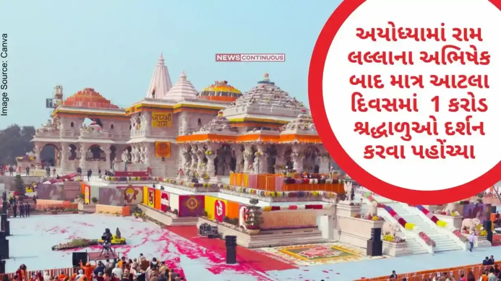 Ayodhya Ram Mandir After Ram Lalla's Abhishek in Ayodhya, 1 crore devotees reached to have darshan in just 48 days, breaking the record of Vatican and Mecca in this matter