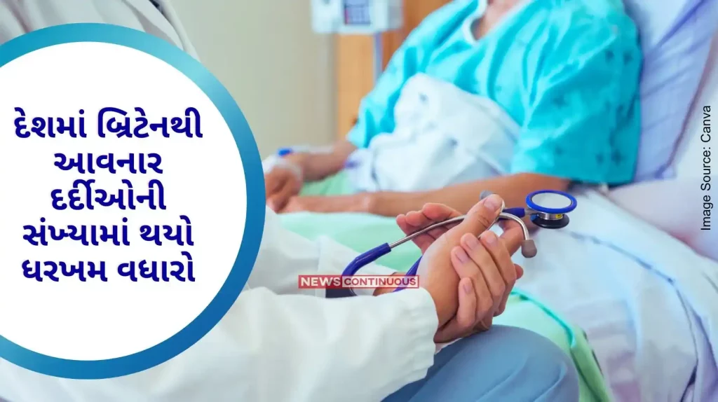 Britain There has been a huge increase in the number of British patients in the country, this year more patients than last year have come to India for treatment.