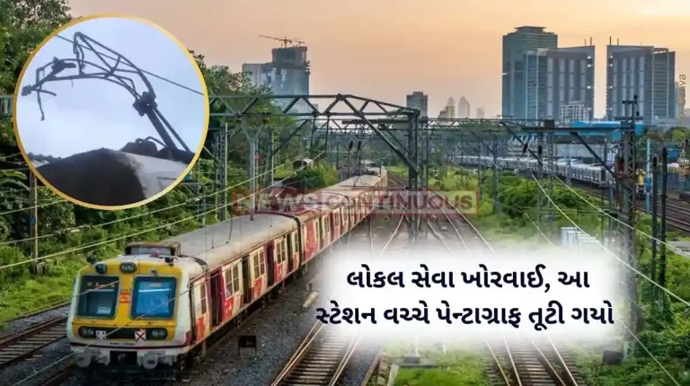 Central Railway Central Railway Traffic Disrupted Due To Broken Local Pentgraph