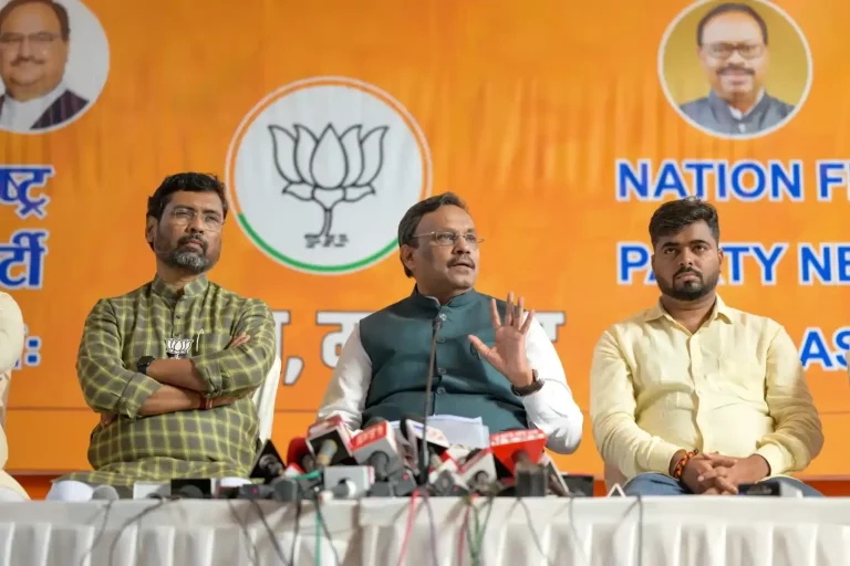 Congress, which has changed the constitution 80 times, is campaigning against BJP, BJP national general secretary Vinod Tawde slams