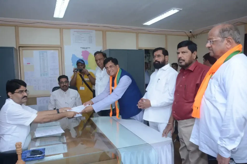 Lok Sabha Elections 2024 Union minister Piyush Goyal files nomination from Mumbai North LS seat