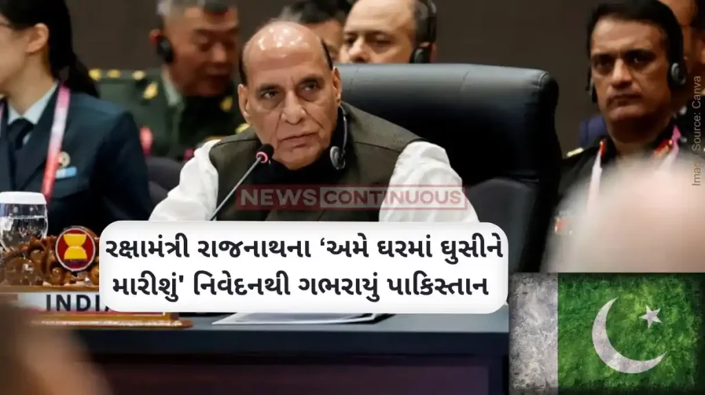 Rajnath Singh on Pakistan If a terrorist flees to Pakistan, we'll kill him there Defence minister Rajnath Singh