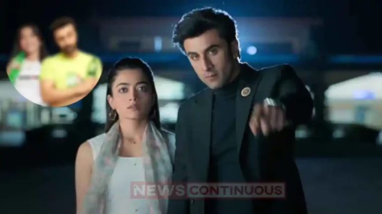 Rashmika mandanna seen with ranbir kapoor in 7up advertise video goes viral