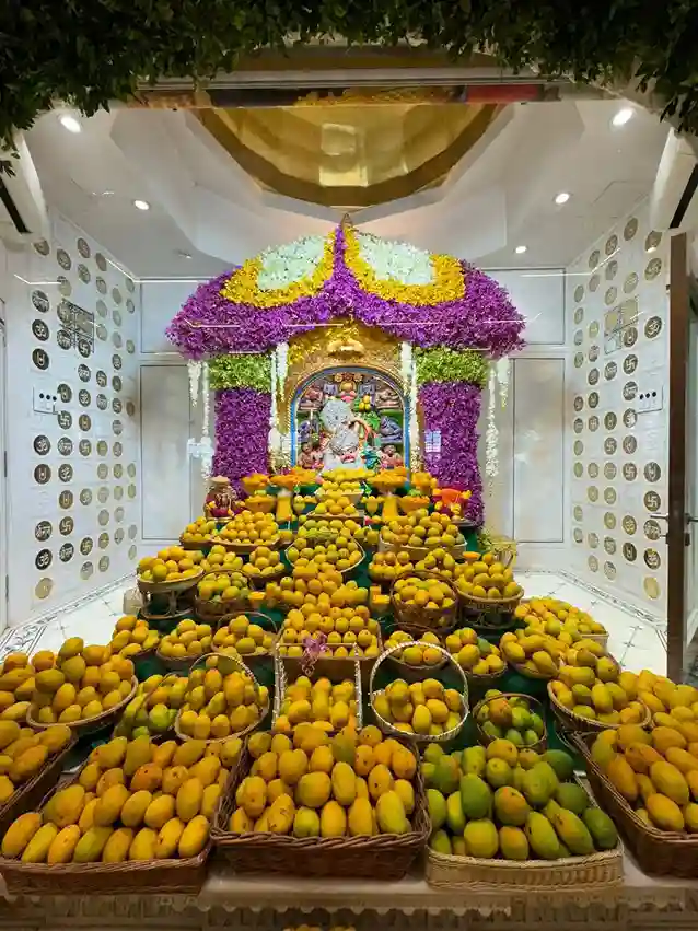 Ratnagiri mango annakut at shree kashtabhanjan dev hanuman mandir salangpur in botad 