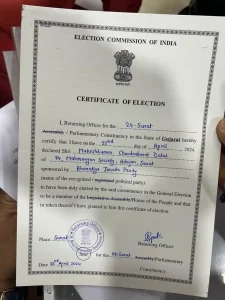 Surat seat declared unopposed BJP win.