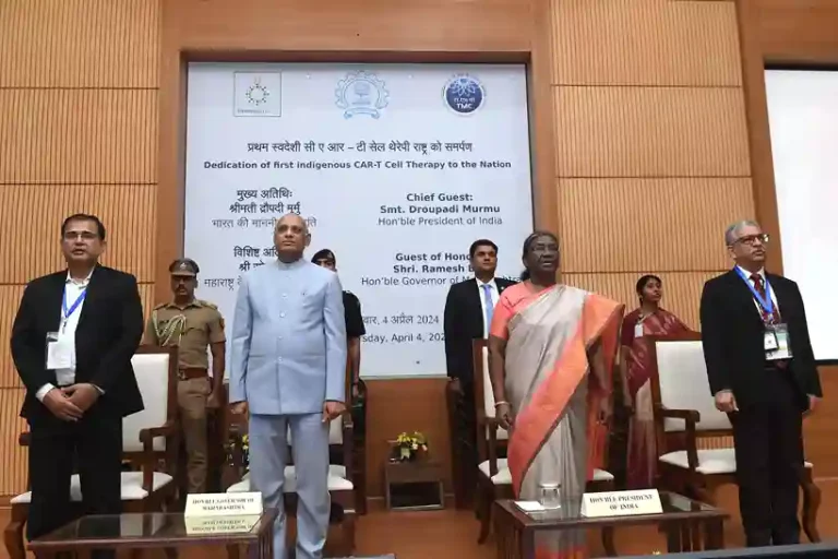 The President launched India's first home-grown gene therapy for cancer