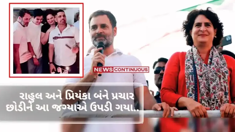 in midst of lok sabha election Priyanka Gandhi and rahul gandhi attended robert vadra’s birthday