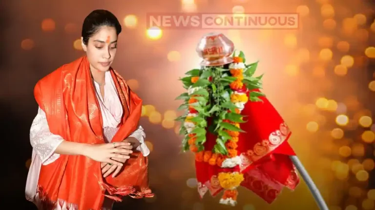 janhvi kapoor visit siddhivinayak temple on the occasion of gudi padwa