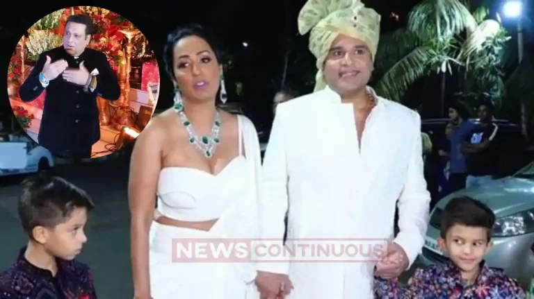 krushna abhishek and kashmira shah reaction on govinda attending arti wedding