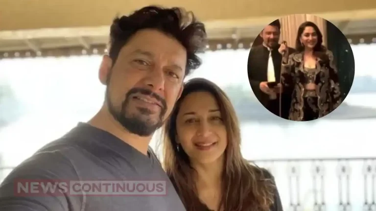 madhuri dixit sings ed sheeran song perfect with husband dr sriram nene