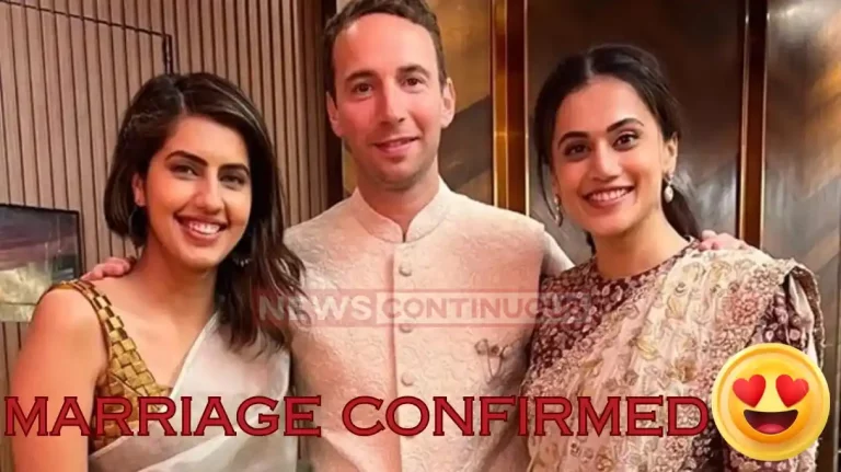 taapsee pannu confirmed secret wedding with mathias boe