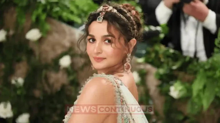 Alia bhatt put kala tika before gracing the red carpet of met gala 2024