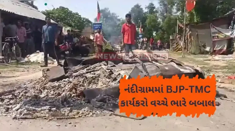 Bengal Pre-Poll Violence BJP holds protest over killing of woman party worker in Bengal's Nandigram