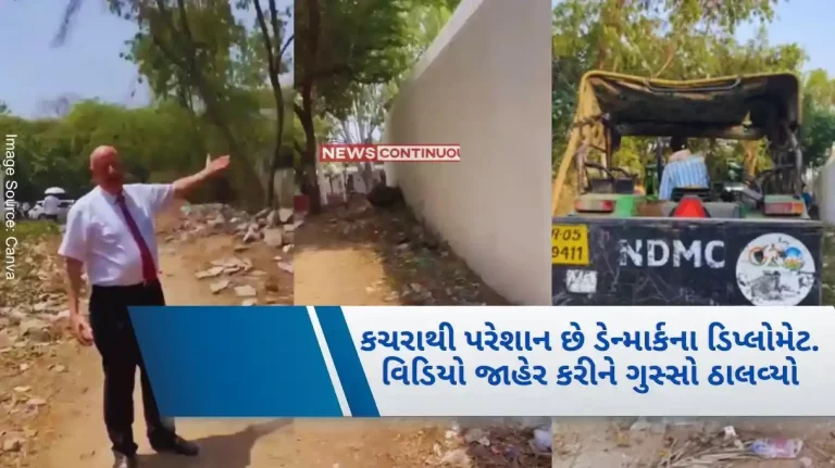 Denmark diplomat is pissed off with garbage in delhi India