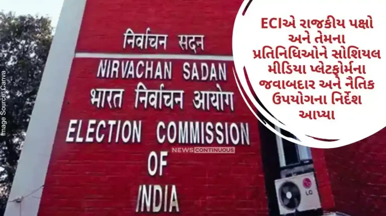 ECI issued directives to political parties and their representatives on responsible and ethical use of social media platforms