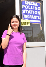 For the first time in General Election 2024 voting from home for eligible voters was extended across India