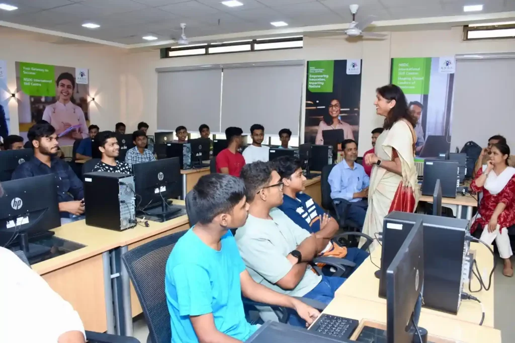 German language training started in Prabodhini, an initiative of Maharashtra Skill Development Minister Mangal Prabhat Lodha.