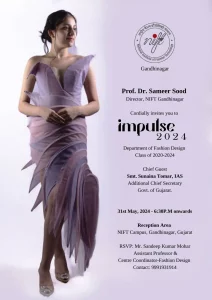 Graduation Showcase and Display of Space Design, Textile Design, Fashion Technology, Fashion Design Departments at NIFT Gandhinagar.