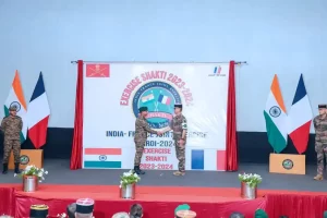 Launch of India-France Joint Military Exercise Force in Meghalaya