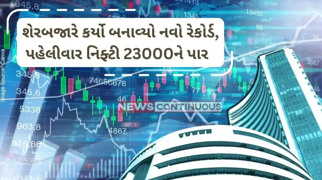New highs on D-Street Sensex hits new all-time high; Nifty breaches 23,000-mark for first time