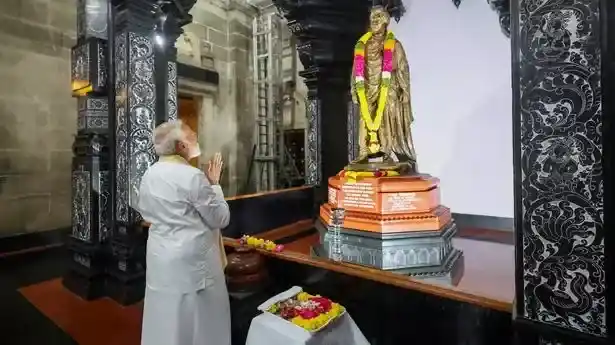 PM Modi Meditation PM Modi Performs Pooja At Bhagavathy Amman Temple In Kanniyakumari