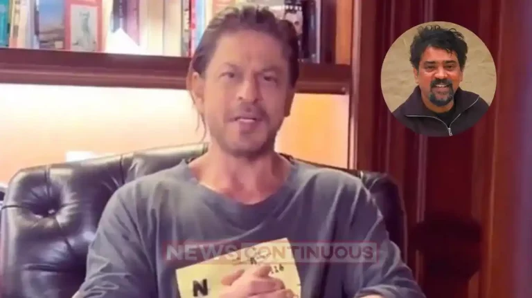 Shahrukh khan wishing santosh sivan for winning cannes award video goes viral