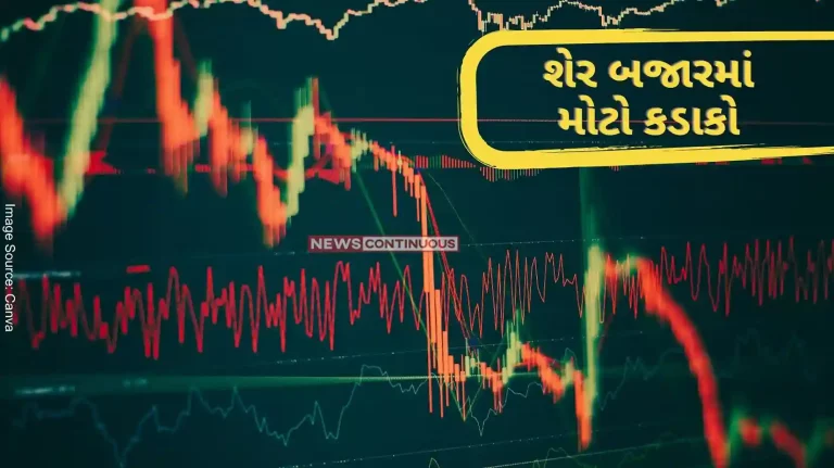 Share market goes down sharply