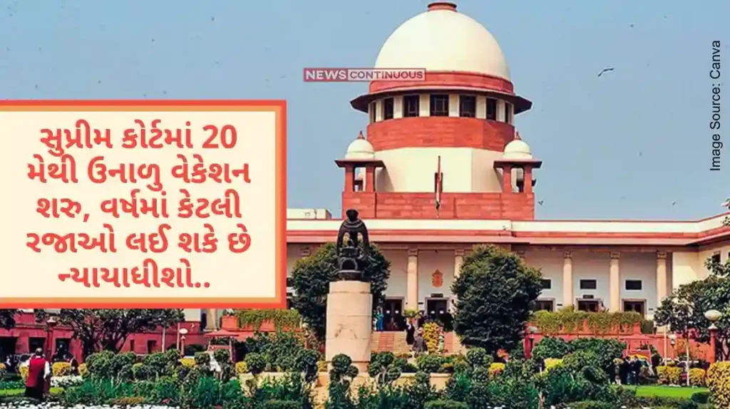 Supreme Court Judges Supreme Court summer vacation starts from May 20, how many vacations can judges take in a year..