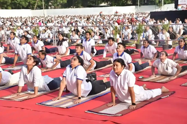 'Yoga Mahotsav-2024' held at Police Parade Ground, Athwalines