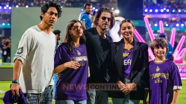 aryan khan smiling video after kkr victory at ipl 2024