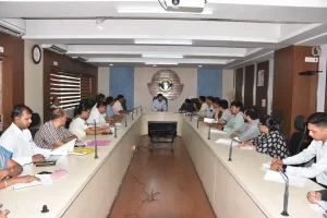 A meeting of the Leprosy Eradication Committee was held under the chairmanship of Surat District Collector Dr. Saurabh Pardhi
