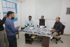 Agriculture Minister Shri Raghavjibhai Patel visited the E-Radiation Plant at Ahmedabad Bavla