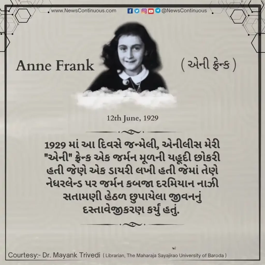 Anneliese Marie Anne Frank was a German-born Jewish girl whose diary of a three-year period is now known worldwide.