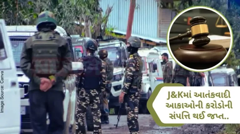 Baramulla Big action on court order, property worth crores of five terrorist bosses in Jammu-Kashmir was seized