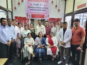 Blood Bank of smimer hospital surat celebrated 'World Blood Donor Day' on the theme 'Blood Donor...Thank You'