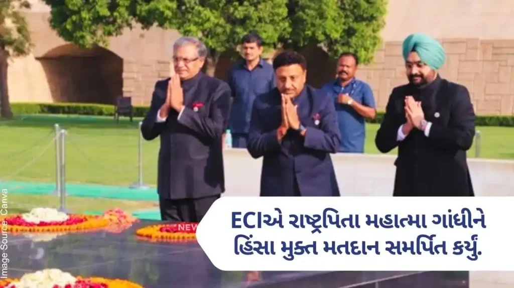 ECI dedicates Violence Free Voting to Father of the Nation Mahatma Gandhi.