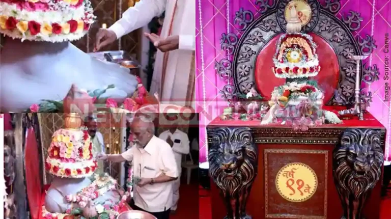 Lalbaugcha Raja 2024 Ganeshotsav Mandal Performs Padya Pujan Sohala in Mumbai, To Celebrate 91 Years; See Photos
