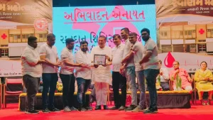 'One Blood Anvil Group' of youngsters of Surat-Navsari conducted 47 camps in 4 years and collected 3472 units of blood and donated it to different blood banks of the city.
