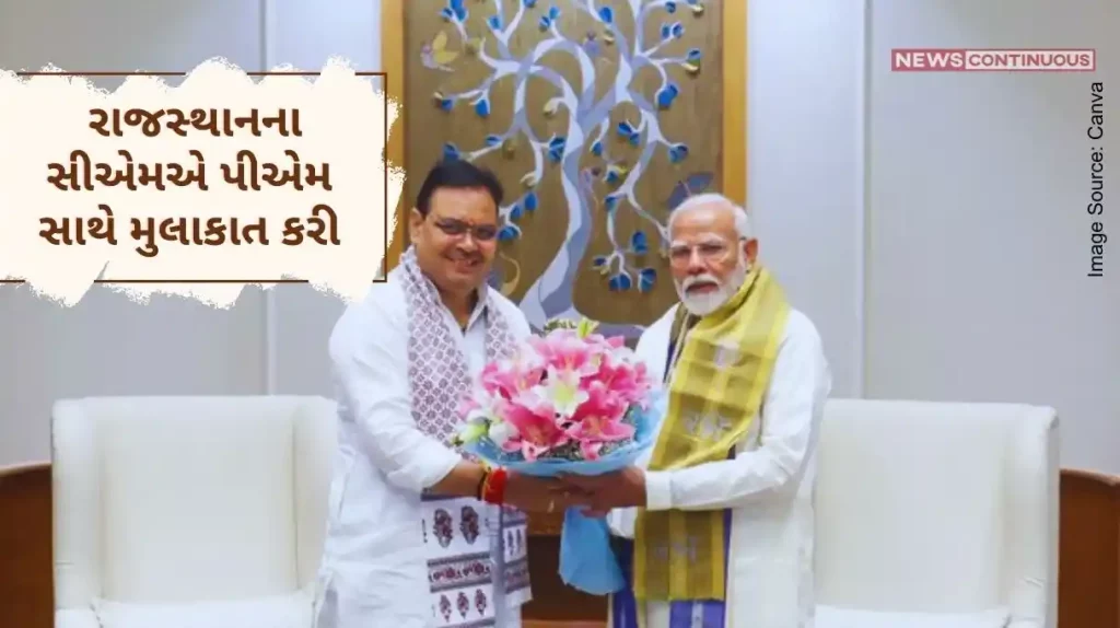 Rajasthan CM met PM Narendra Modi