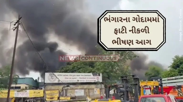 Taloja Godown Fire Major Fire Breaks Out in Navi Mumbai's Taloja Area, Creates Panic; VIDEO