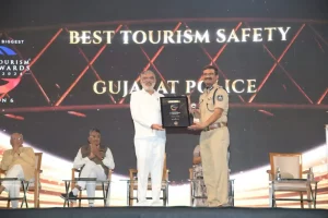 The 'Asia Biggest Tourism Award Season-6' was awarded by the Minister of Tourism Shri mulubhai bera and the Minister of Agriculture Shri Raghavji Patel.