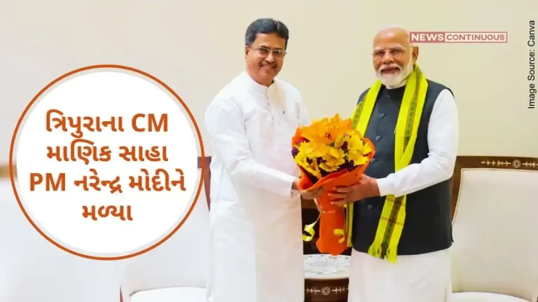 Tripura Chief Minister Manik Saha met Prime Minister Narendra Modi